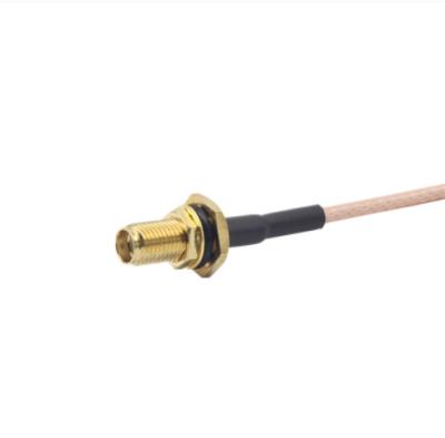 China PE SMA Male and Female Extension Cable RG316 SMA Male Line to SMA-KY Big Hex RF Connector Waterproof Cable for sale