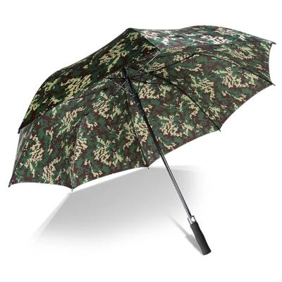 China Quality Automatic Open Straight Umbrella Camouflage Automatic Open Umbrella Branded Custom Army Umbrella For Walking for sale