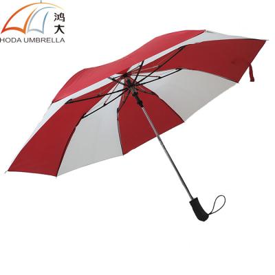 China Large 23inch Automatic Folding Umbrella 2 Folds Umbrella Automatic Folding Promotional Folding Umbrella With Logo for sale