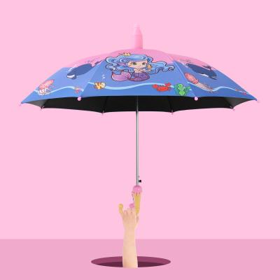 China promotional kids minimalist umbrella with cute cartoon kids umbrella for kids sunshades for sale