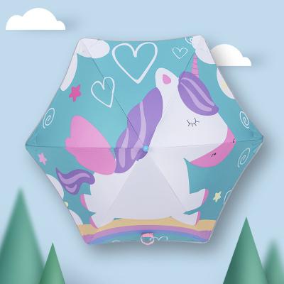 China Minimalist Paraguas Child Kids Umbrella Cartoon Kids Mini Inverted Umbrella For Rain for sale