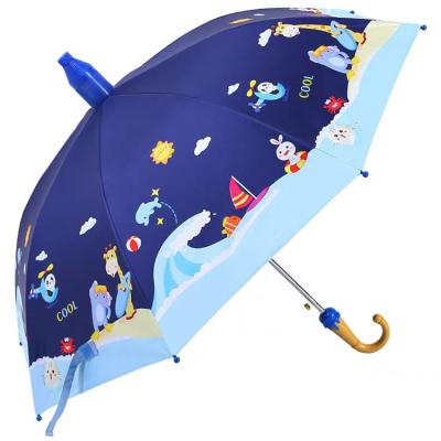 China Kids Minimalist Character Cute Umbrella No Drip Umbrella With Cover Umbrella Plastic Kids With High Quality for sale