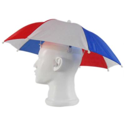 China All In 1 Promotional Umbrella Cap Small Head Umbrella Custom Umbrella Hat For Adults for sale