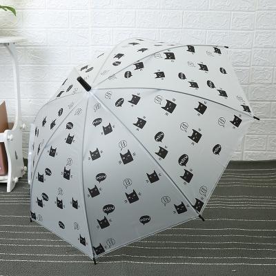 China Cheap Farm Kids PVC Umbrella Color Changing Clear 8k Transparent Umbrellas For Rain for sale