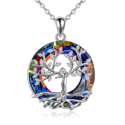 China Gift Fashion American Personality Tree of Life Hollow Alloy Hot Selling Simple Pendant for sale