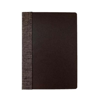 China Recyclable A5 Hardcover Custom Vintage Recycled Waterproof Fabric Canvas Notepad Coffee Grounds Notebook for sale