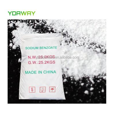 China YDAWAY Supply Additive Preservative Food Grade Granular Or White Crystalline Sodium Benzoate Powder Food Grade for sale