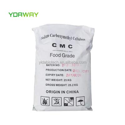 China Thickener Emulsifier CMC Carboxymethyl Cellulose Powder High Viscosity Food Grade CAS 9004-32-4 Food Grade for sale