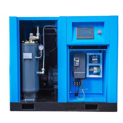 China 30kw 40hp 8bar Lubricated Duty Use Long Life Stationary Permanent Magnet Screw Air Compressor for sale