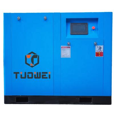 China New Full Color Touch Screen Display 90KW 120 Hp VSD Lubricated Permanent Magnet Air Compressor Screw for sale