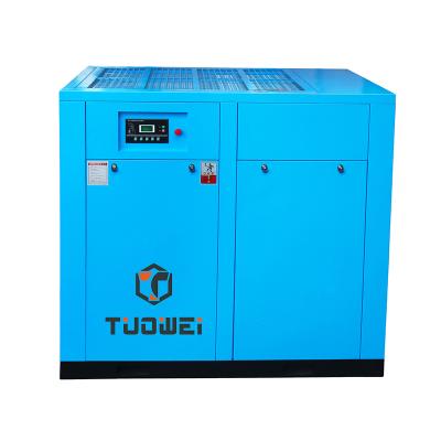 China 20 Hp 15 Kw 13bar Lubricated Air Cooling Double Screw Air Compressor for sale