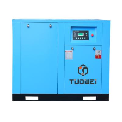 China 45 KW 60 HP Rotory Air Cooling Lubricated Silent Single Screw Air Compressor for sale