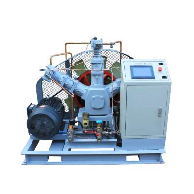 China 150 Bar Oxygen Booster Gas Compressor Oil Free Industrial High Pressure Gas Air Compressor for sale