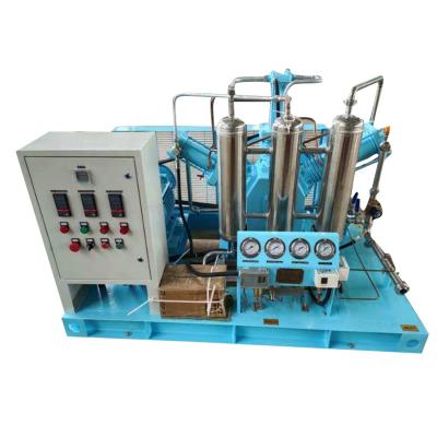 China 200Bar Oil Free High Pressure Oxygen Booster Oil Free Compressor for sale