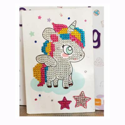 China KOREAN cute design easy diy crafts kids easy making crystal cards 10x15cm for sale