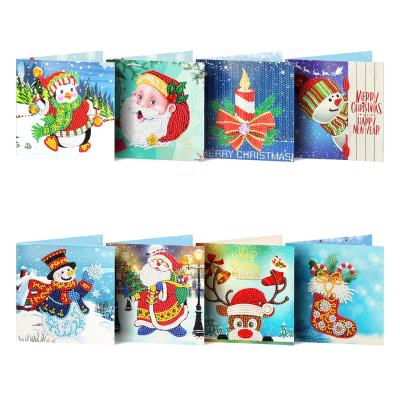 China DIY Diamond Painting Greeting Cards of Europe for Christmas and New Year for sale