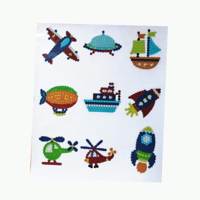 China DIY Abstract Air Vehicle Gem Sticker Kit Diamond Painting For Kids for sale