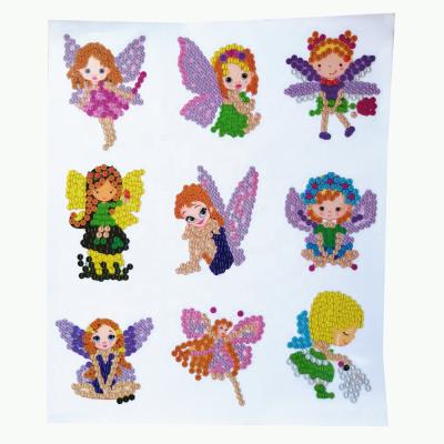 China diy diamond educational toy cartoon mermaid toys gifts diy painting sticker fairy toys for children for sale