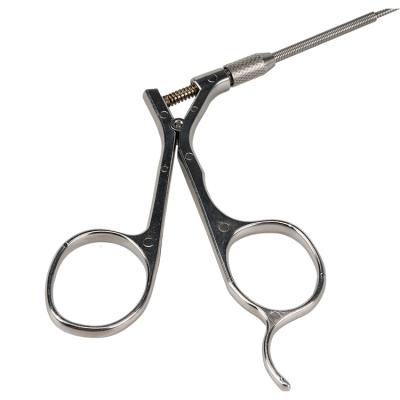 China General Best Quality Rigid Metal Biopsy Steel General Surgical Instruments Dressing Rigid Tweezers Serrated Forceps for sale