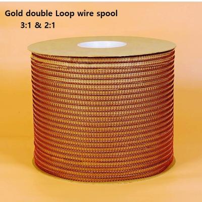 China Link Coated Twin 2:1 Or 3:1 Coil Nylon Coil Thread Double Loop Wire O Binding Coil Coil for sale