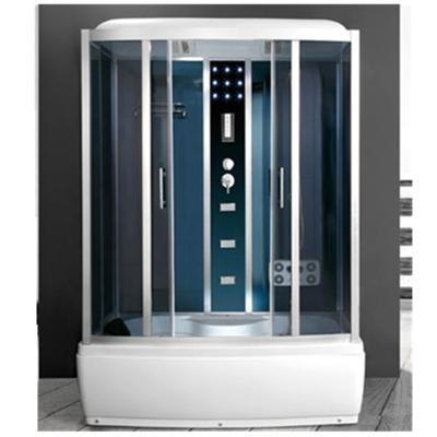 China New Modern Design Massage Jets Sex Steam Shower Room Cabin With Bathtub for sale