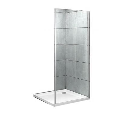 China 2019 Frameless polished shower enclosure side glass shower screen with cheap price for sale