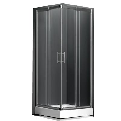 China With Frame 70x70 Enclosure Aluminum 6mm Shower Room Shower Enclosure With Sliding Door And Rollers for sale