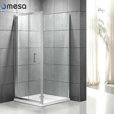 China Modern Aluminum Profile Mood Safety Glasses Folding Door Parts Shower Enclosure Screen for sale