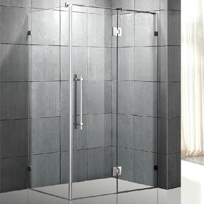 China Modern Hinged Glass Doors Tamper 1100 x 800 Small Corner Standard Shower Cubicle for sale