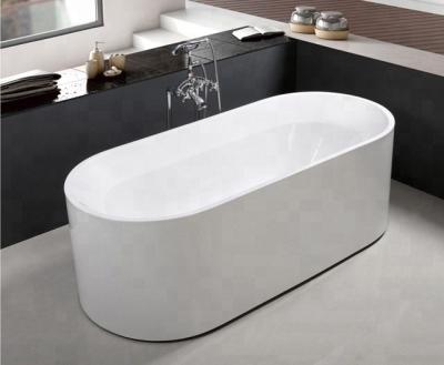 China New Simple Design Cheap Free Price Free Oval Bathroom Ceramic Bathtub For Fast Delivery for sale