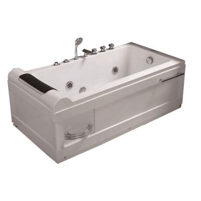 China 2019 Single Skirt Luxury ABS Glass Swirl Jetted Massager Bathroom Tub With Cheap Price For Sale for sale