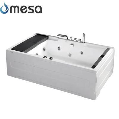 China 72 Inch Modern Appearance Hydrotherapy Tub Rectangular Clean Freestanding Jetted Bathtub for sale