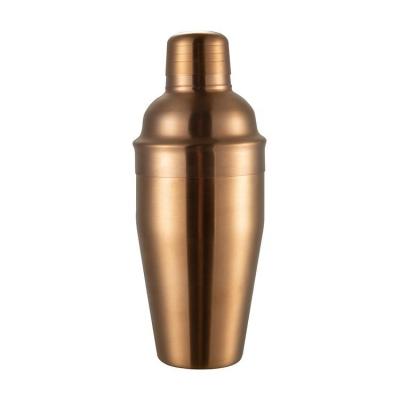 China Boston martini promotional luxury cocktail gold bartender tool stainless steel quick mix mixing shaker for sale