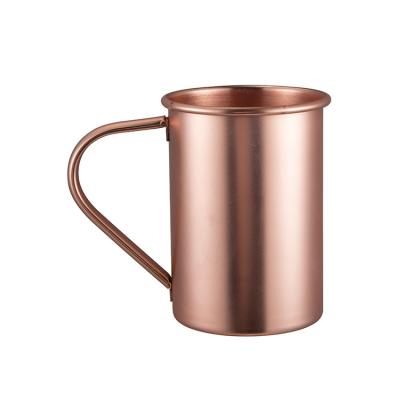 China Viable Wall 450ml High Quality Double Wall Gold Coffee Mug Stainless Steel Travel Coffee Mug Steel Beer Mug for sale