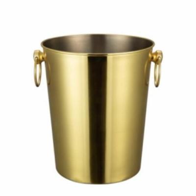 China Viable Ice Bucket Champagne for Bar Party Buckets, Coolers and Holders Stainless Steel Drink Bucket Stainless Steel Mug Cup Set Metal for sale