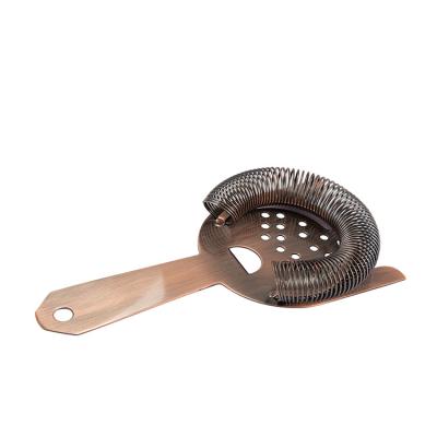 China Viable Cocktail Wine Stainless Steel Bar Strainer Mixing Strainer Barware for sale