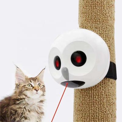 China 2022 Viable New Owl Electric Toy For Cat LED Laser Toy Cat With 2 AA Batteries for sale