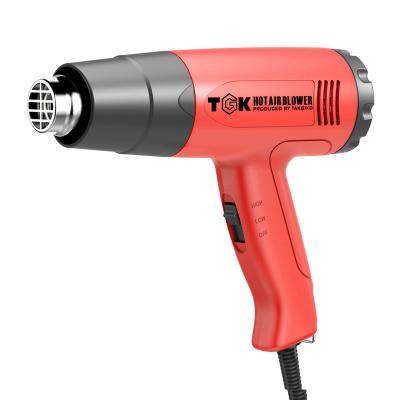 China Portable Temperature Hot Air Shrink Gun Hot Air BlowerGun Adjustable Heat Gun Cool/Hot Air TGK HG6617 1600W For Electronics Repair for sale