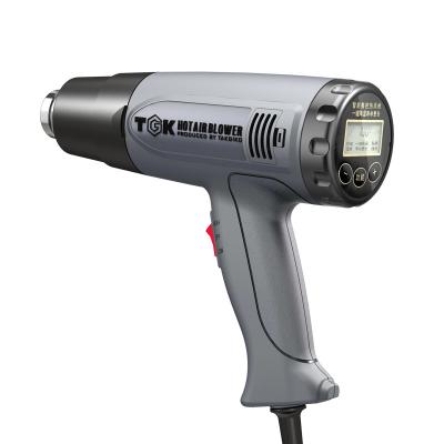 China HG3316ES 1600W cool/hot air digital display removing stickers shrinking PVC film heat gun heat gun price for sale