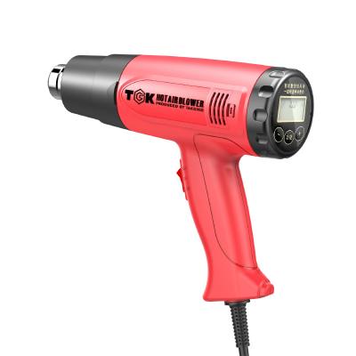 China HG3320ES Temperature Adjustable 2000W TGK Mini Portable Industrial Electric Blower Soldering Hot Air Heat Gun For Shrink Film for sale