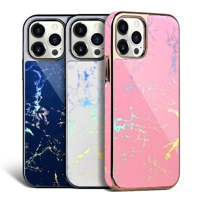 China ONEGIF PU Pattern Mobile Phone Case Shockproof Luxury Leather Marble Cover For iPhone 14 pro Max Cover Phone Case for sale