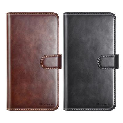 China PULOKA 2022 Hot Selling Shockproof PU Leather Flip Wallet Case For iPhone 14 Pro Max Magnetic Detachable Flip Mobile Phone Case for sale