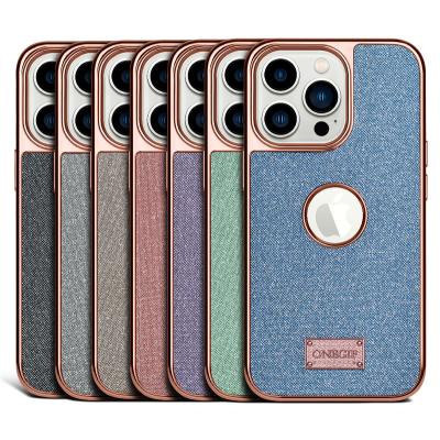 China ONEGIF New Shockproof Gold Plated Bling Girls Cell Phone Case Cover For iPhone 13 14 pro Max Shining Cell Phone Case for sale