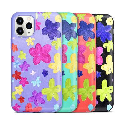 China Factory Latest Protective Cover Custom Flower Printing Mobile Cover For iPhone 12 pro Max Case For iPhone Phone Case For iPhone Case for sale