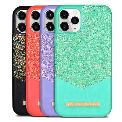 China Unique Bling Woman Girl Shockproof Luxury Leather Colorful Phone Case For iPhone 11 pro Max Case For iPhone 12 Case for sale