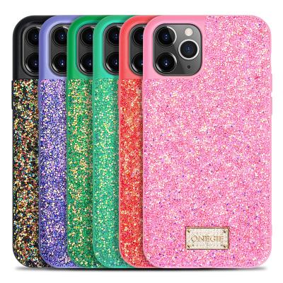 China PULOKA Christmas Girl Christmas Girl Rose Glitter Glitter Shockproof Custom Protective Cell Phone Case For Apple iPhone 11 12 2020 Phone Case for sale