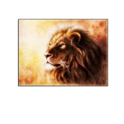 China Square Classic Diamond Cross Stitch Rhinestone Mosaic of 5D DIY Diamond Painting Lion Embroidery Full for sale