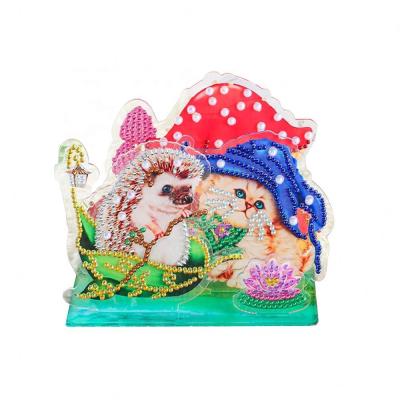 China Environmental Friendly Special Drill Diamond Painting Kids Art Gifts Craft 5D Puzzle for sale