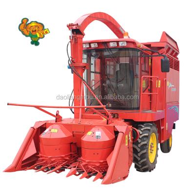 China Multi crop silage making mini silage forage harvester for corn silage making machine 30tons/h for sale