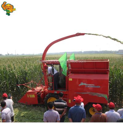 China Dairy Farming Maize and Grass Chopper Machine Dairy Corn Stalk Chopper Harvester with Automatic Silage Unloading Tank for sale